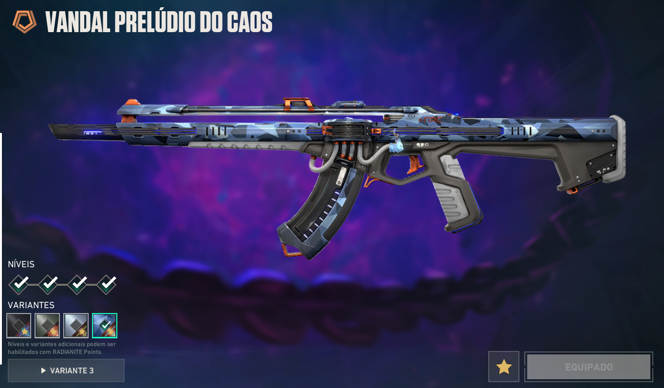 CONTA VALORANT PREMIUM - IMORTAL 3 PEAK (VANDAL CHAMPIONS 23 + LOCK//IN)