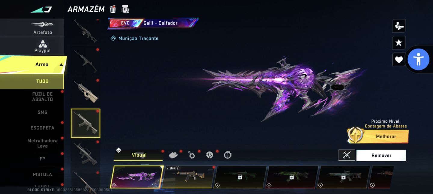 CONTA DE BLOOD STRIKE