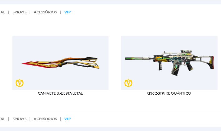 Crossfire Conta Barrinha de ouro. com 3 vips