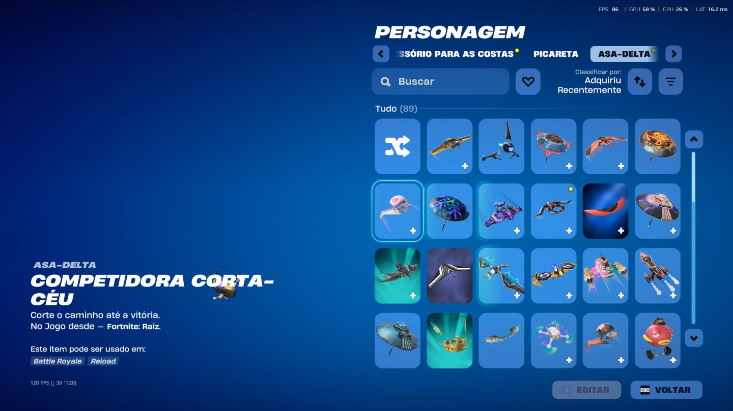 Conta Fortnite Antiga 2017 completa e tryhard.