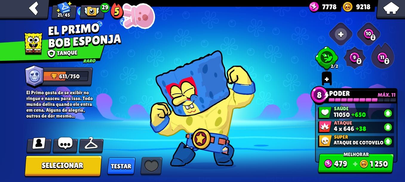 Conta Brawl Stars ultra gemada com quase todos os brawlers!!!