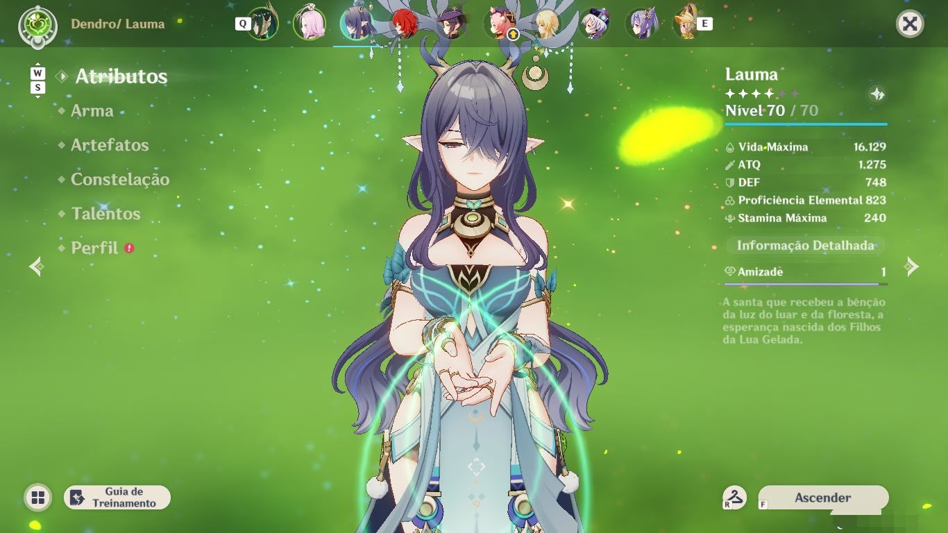 CONTA GENSHIN IMPACT AR 55 LAUMA, NEFER E FURINA