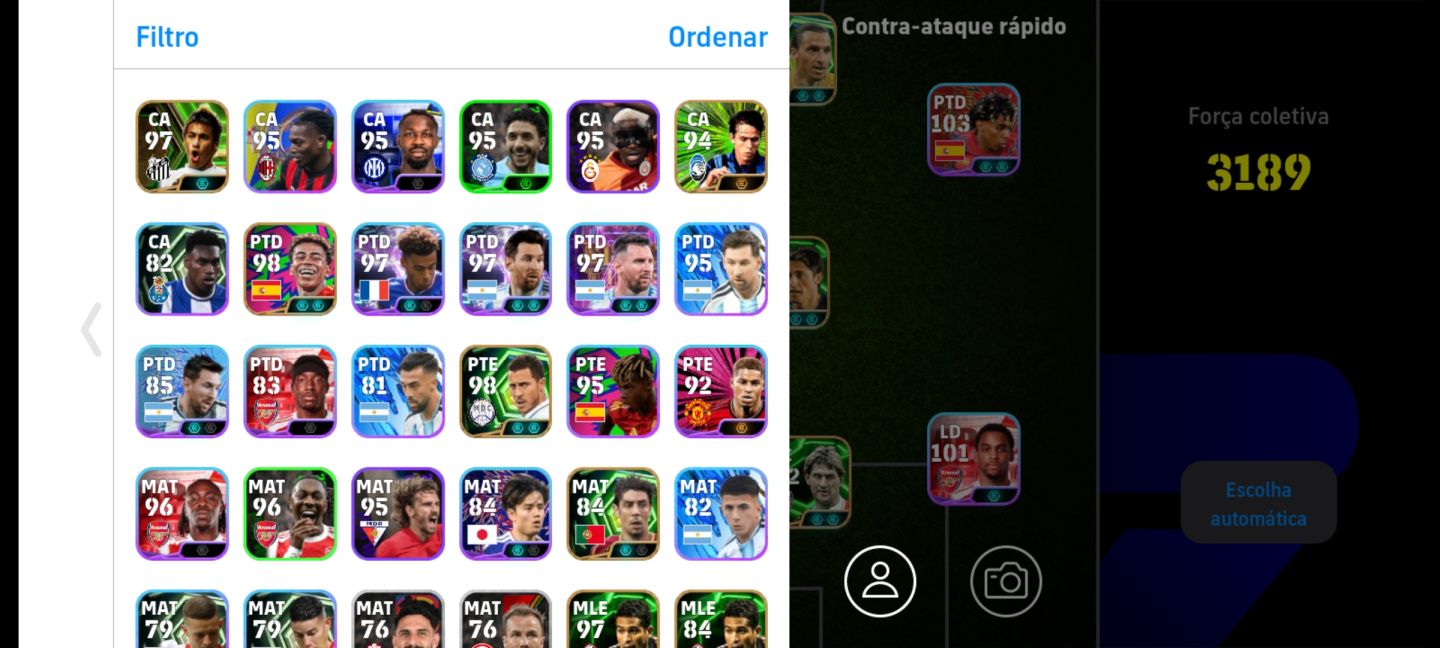 Conta de Efootball 3182 com Ibra + Neymar Blitz e Doué e mbappé..manda mensagem
