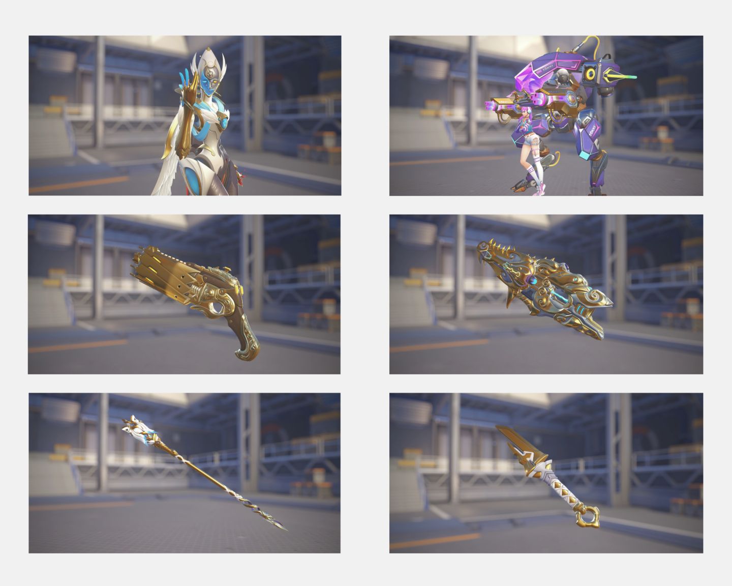 CONTA OVERWATCH | 720+ Skins (11 Miticas, 6 Golden Guns) | Collabs e Skins OWL