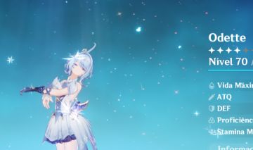 Conta Genshin Ar 52 com odette