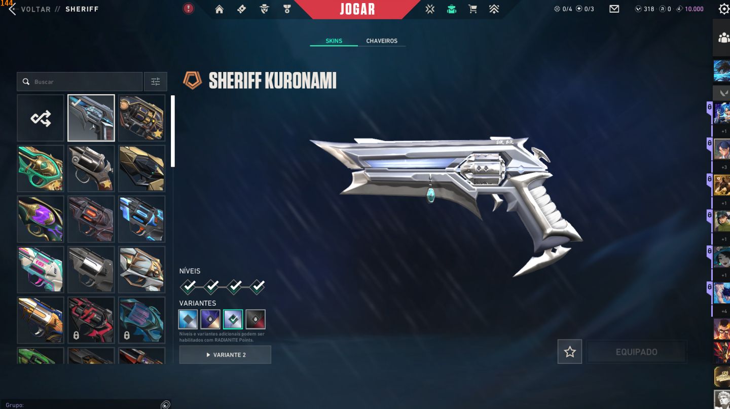 Conta Muito Rara 4600 Gastos 164 skins - As melhores skins, kuronami, champions
