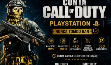 Conta COD PlayStation BlackCell MWII/MWIII +70 Operadores Sem Ban Muitos Bundles