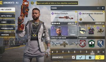 CONTA CODM - FULL ACESSO - NEYMAR JR- ARMA LENDÁRIA- 115 ARMAS ÉPICAS - 60 SKINS