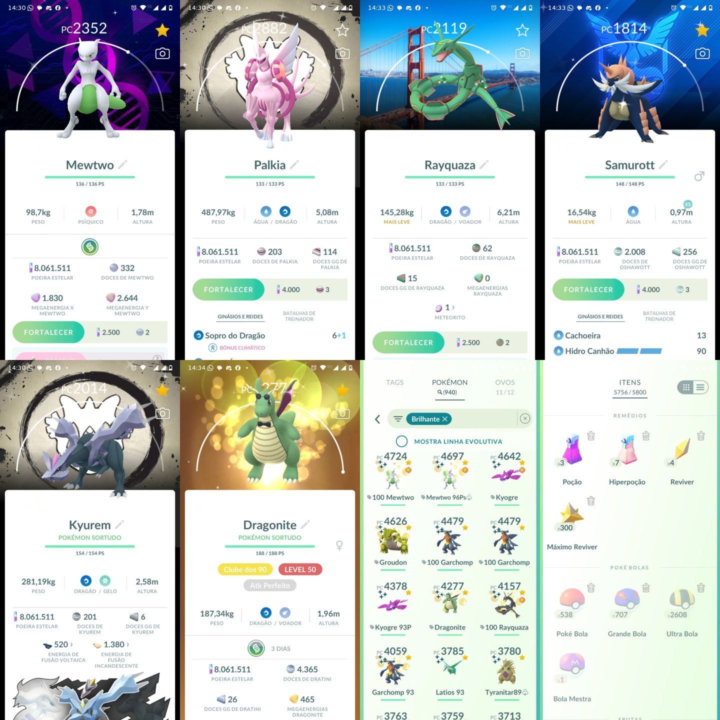 CONTA POKÉMON GO LV79
