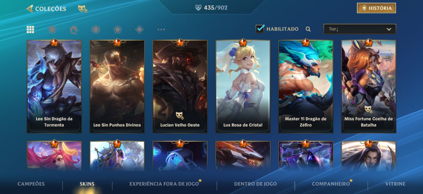 NV 338 | + de 430 SKINS| 77K COLEÇÃO| 2X MONARCA| 4X CHALLENGER