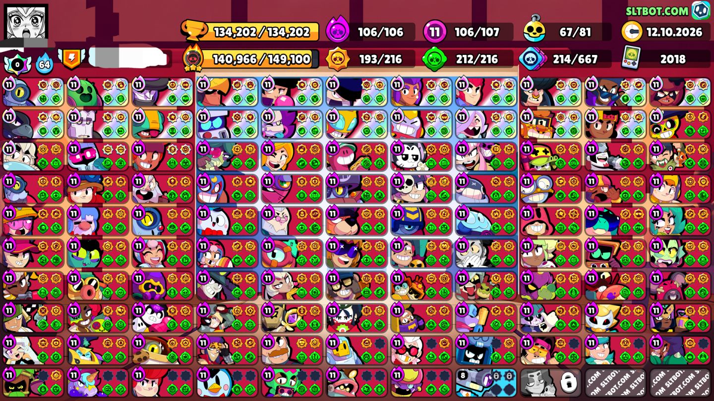 CONTA FULL 11 DE BRAWL STARS DE 2018 (FAMA METEÓRICA III)