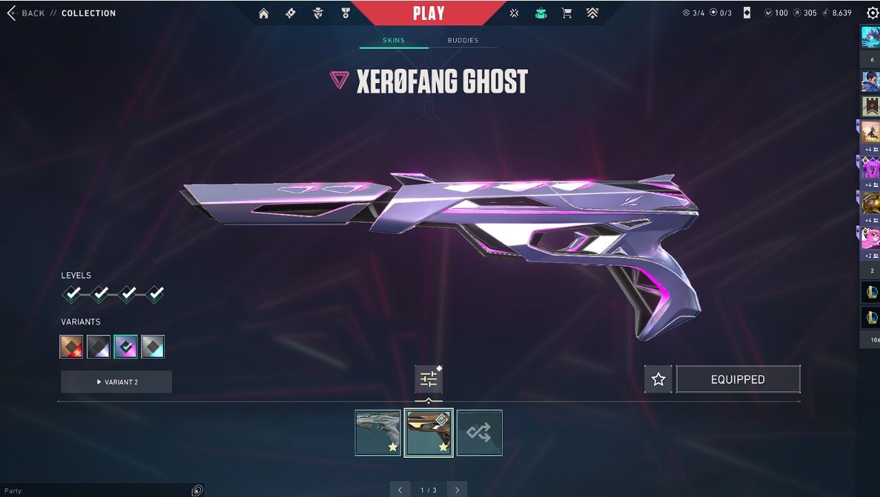 CONTA VALORANT - VARIAS SKINS - ELO PLATINA