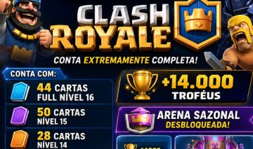 CONTA FULL +8 anos de jogo 30 evoluções