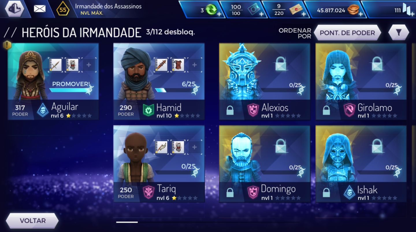 ASSASSIN'S CREED REBELLION | MOEDAS E ITENS | ANDROID | ENTREGA RÁPIDA