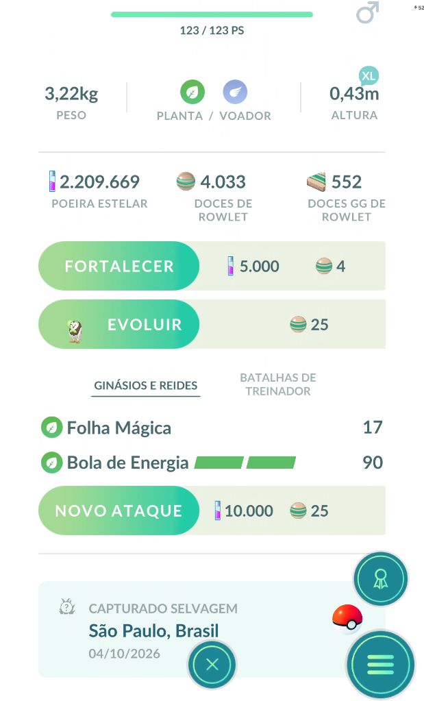 Conta Pokemon GO 2016