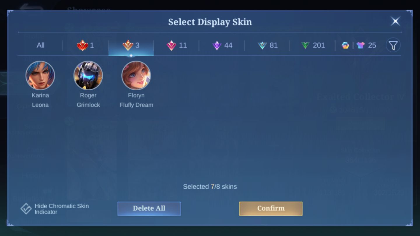 Conta Mobile Legends - LEGEND Franco / 3 ANNUAL-STAR / Franco 1,2k Partidas