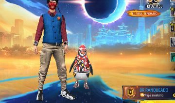 Conta freefire antiga com skin de ap,sem barbinha