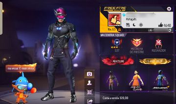 CONTA FREE FIRE ANTIGA GEMADA