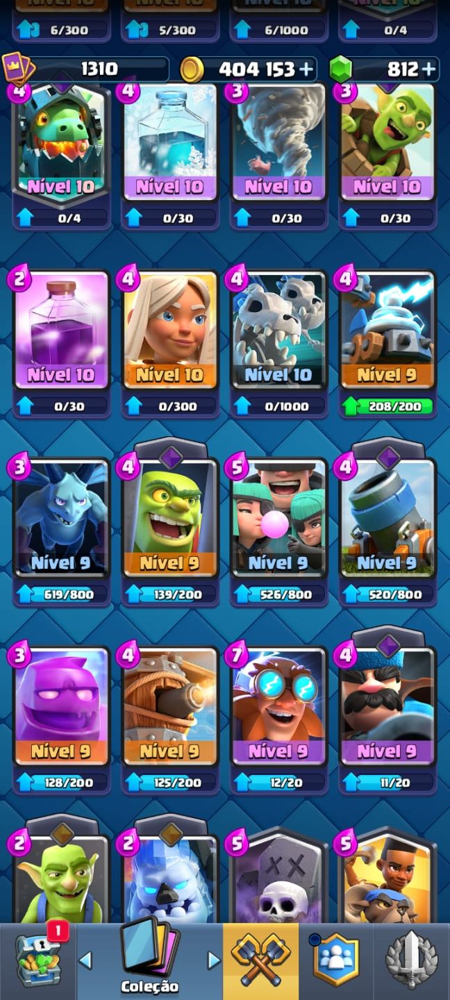 COMBO! Conta Brawl Stars + Clash Royale!! AMBAS GEMADAS!