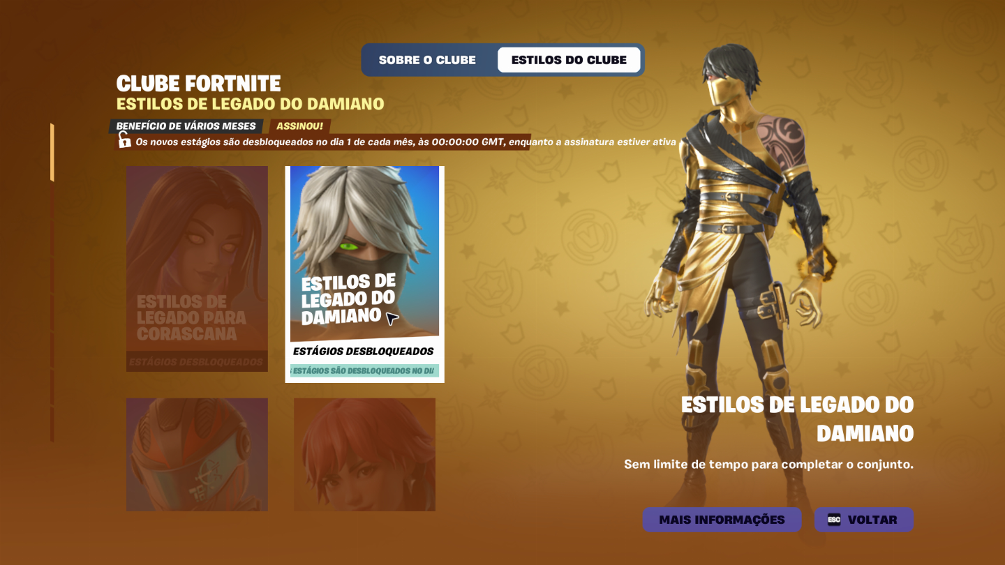 CONTA DE FORTNITE COM SKINS TRYHARD E CLUBE FORTNITE