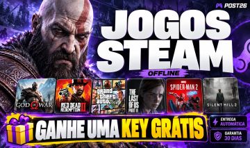 [GANHE BRINDE] JOGOS STEAM OFFLINE | LANÇAMENTOS E TRIPLE A | ENTREGA AUTOMÁTICA