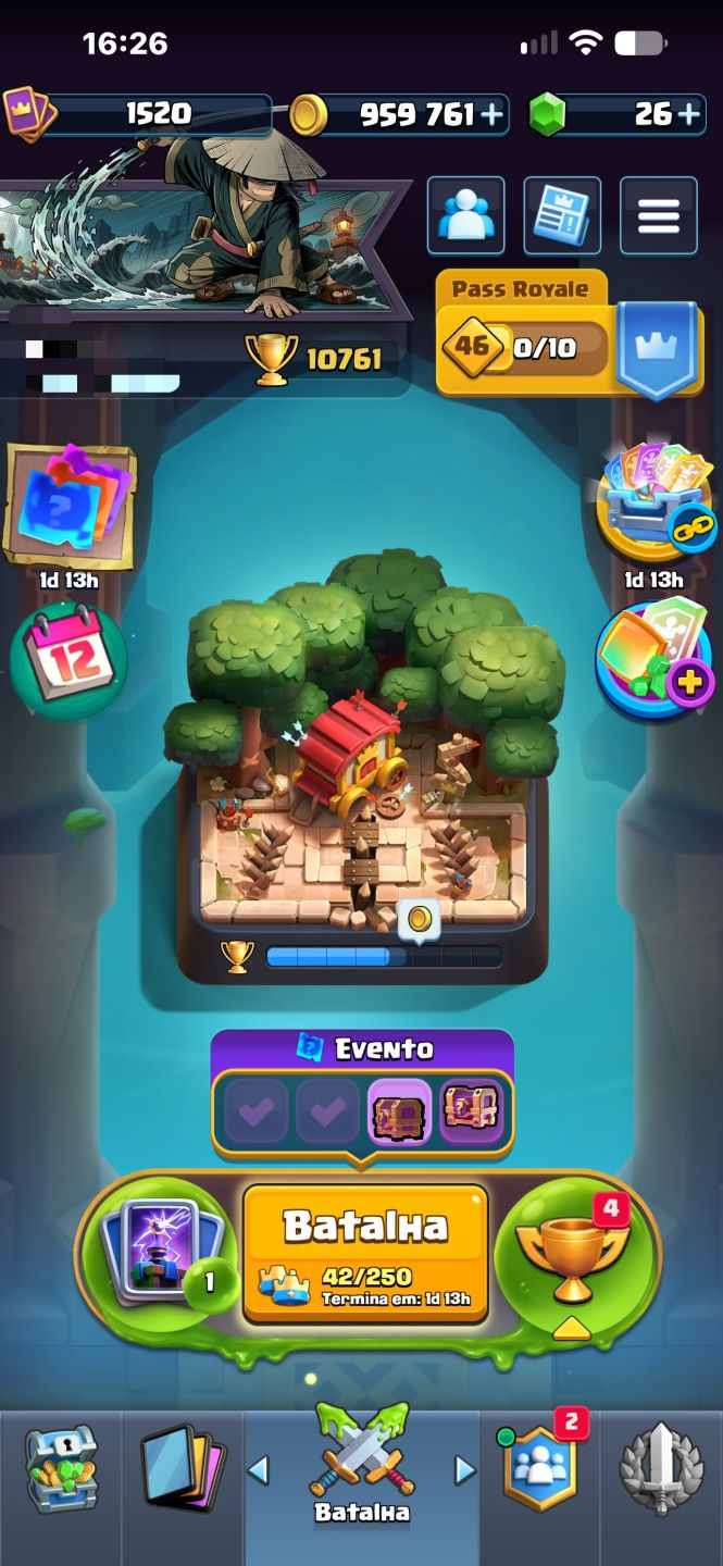 Conta Clash Royale