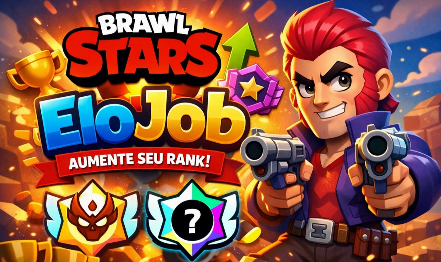 [ELOJOB BRAWL STARS] UP DE CONTAS [MESTRE - PRESTÍGIO - TROFÉUS]