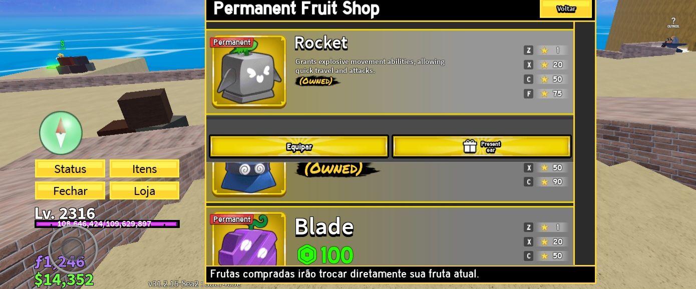 ( PROMOÇÃO) 18K+ GASTOS CONTA BLOX FRUITS + FISCH