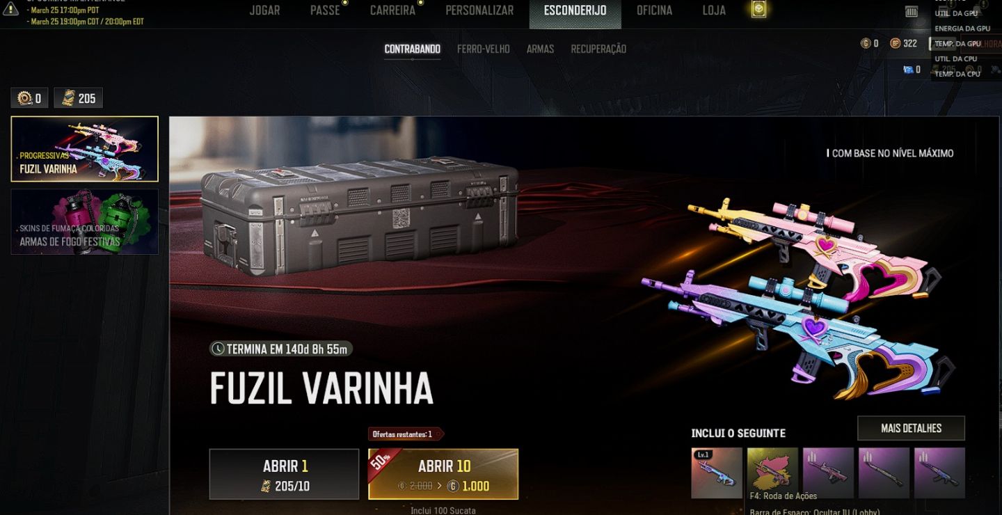 [Promocao] Pubg mk12 progressiva + smoke esmeralda + 70 jogos epic games