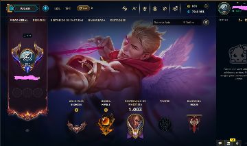 PODE ALTERAR E-MAIL E SENHA / 275 SKINS / TODOS CAMPEÕES