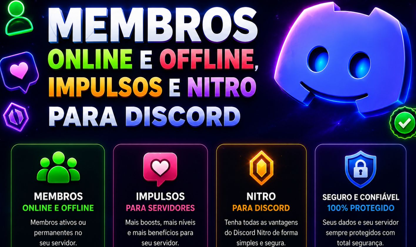 DISCORD | MEMBROS & IMPULSOS