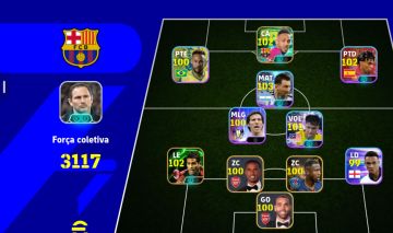 Conta efootball iniciante