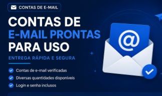 Contas de E-mail Prontas para Uso | Entrega Rápida