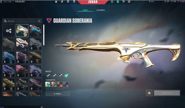 Conta de valorant full acesso com várias skins