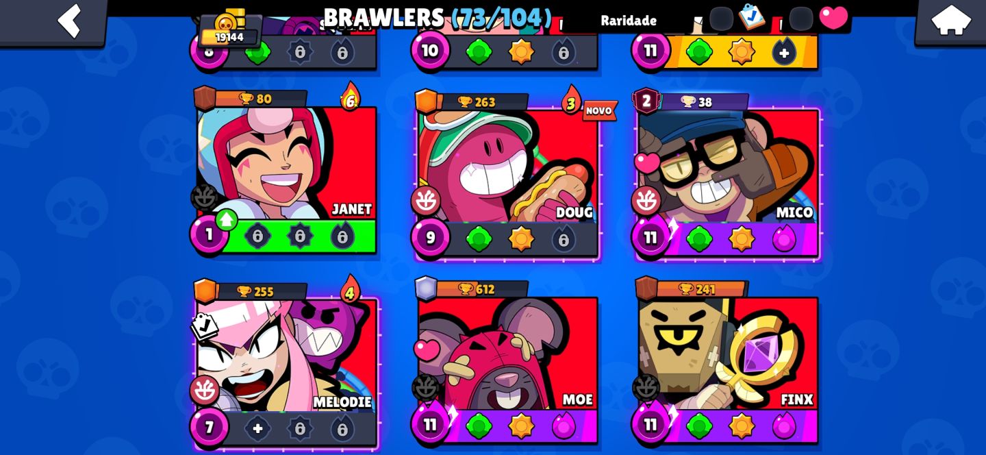 Conta braw 19144k 73 braw várias skin rara já para começar com potência