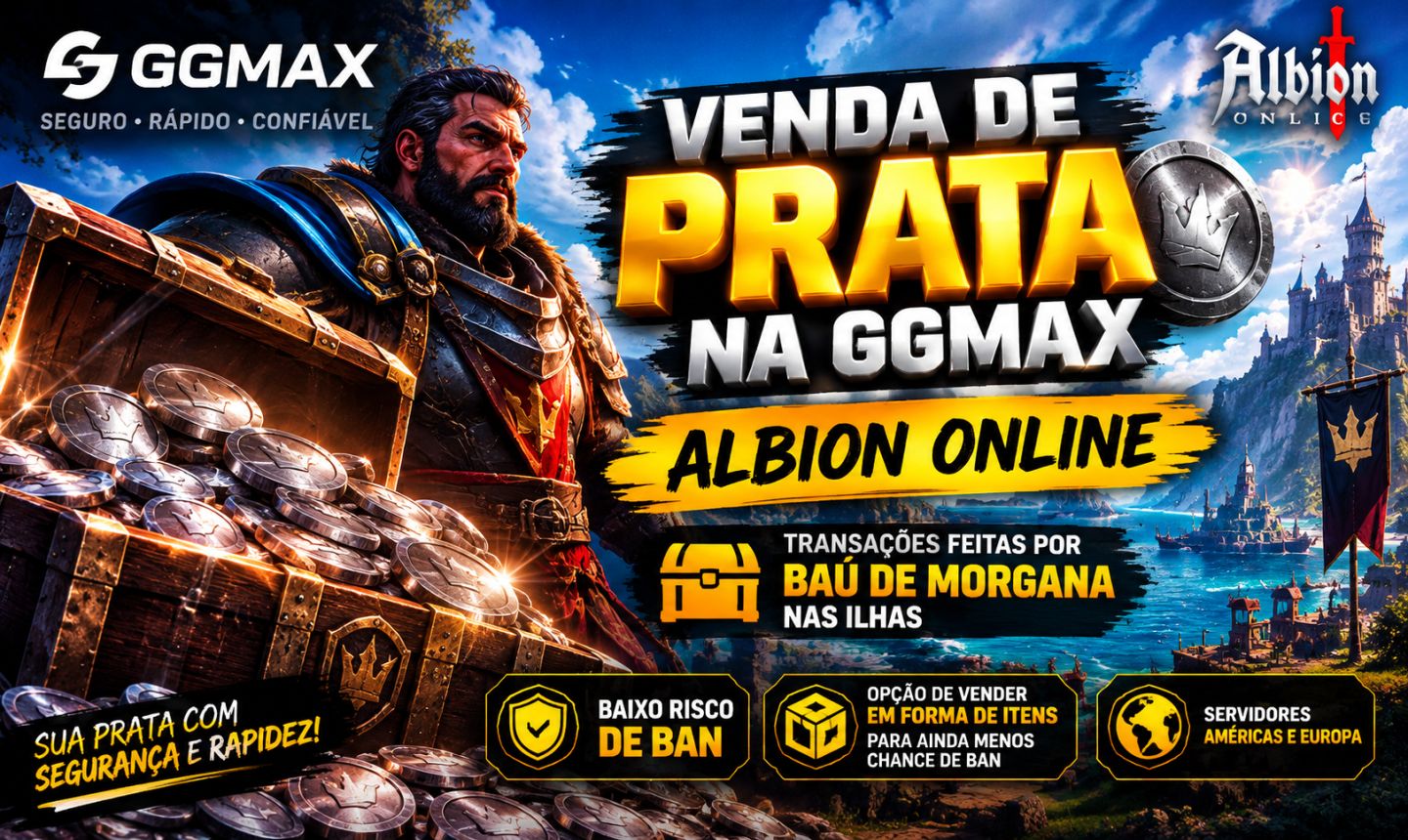 ALBION ONLINE PRATA-AMÉRICAS, EUROPA - Entrega Rápida por método baixo risco