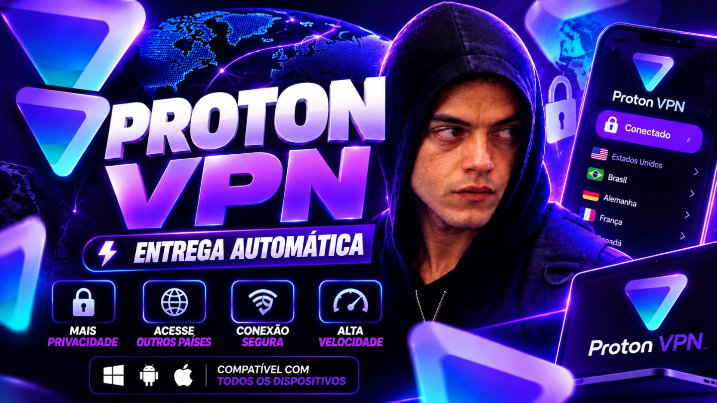 Proton Vpn Plus 30 Dias | MELHOR PREÇO