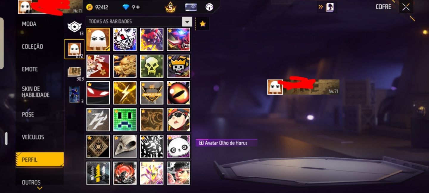!!! Conta de Free fire super gemada com 8 anos !!!