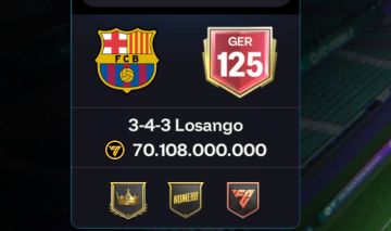 Conta de fc mobile ger 125 muito boa e upada
