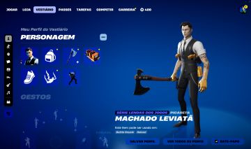 CONTA COM +272 SKINS + OG SALVE O MUNDO + MACHADO LEVIATÃ + LARA CROFT