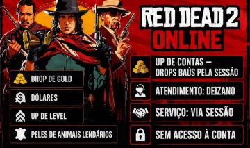 [RED DEAD 2 ONLINE](PC) EM SESSÃO SPAWN DE BAÚS COM GOLD , DÓLARES E LEVEL
