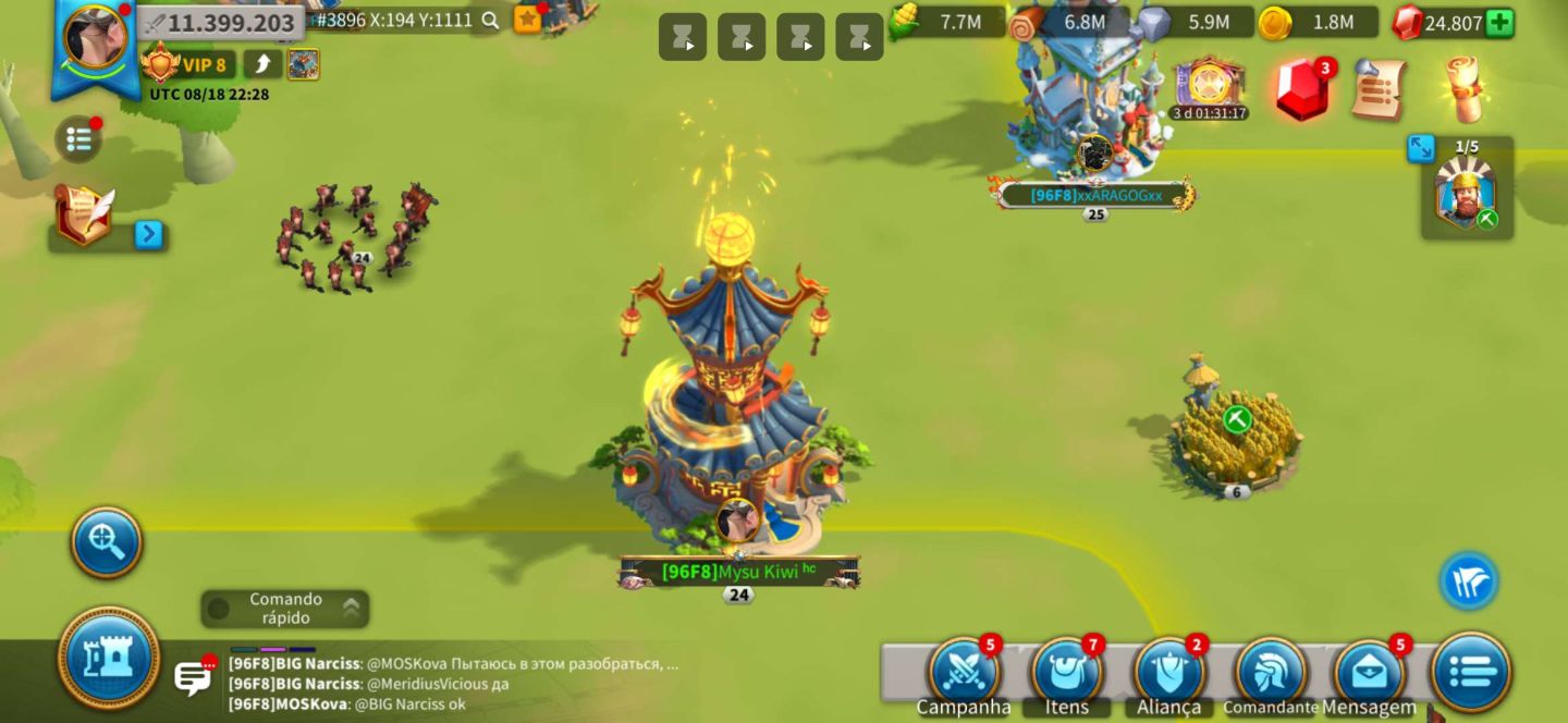 RoK 11.4M | 24.8k GEMAS | 114 Esculturas L. | CH 24 | +480k T4 + Acelerações