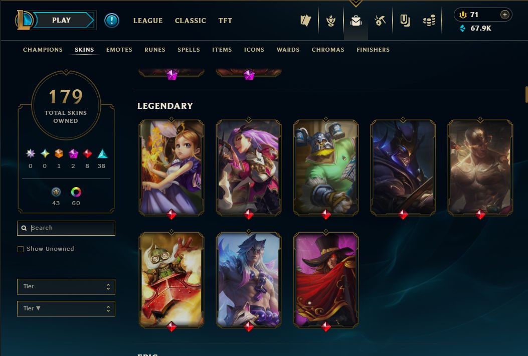 Conta de League Of Legends