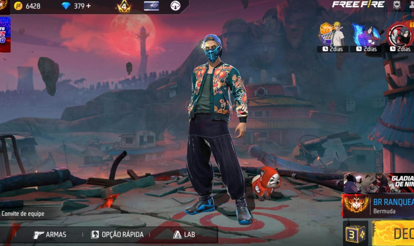 Conta free fire LVL 71 Gemada