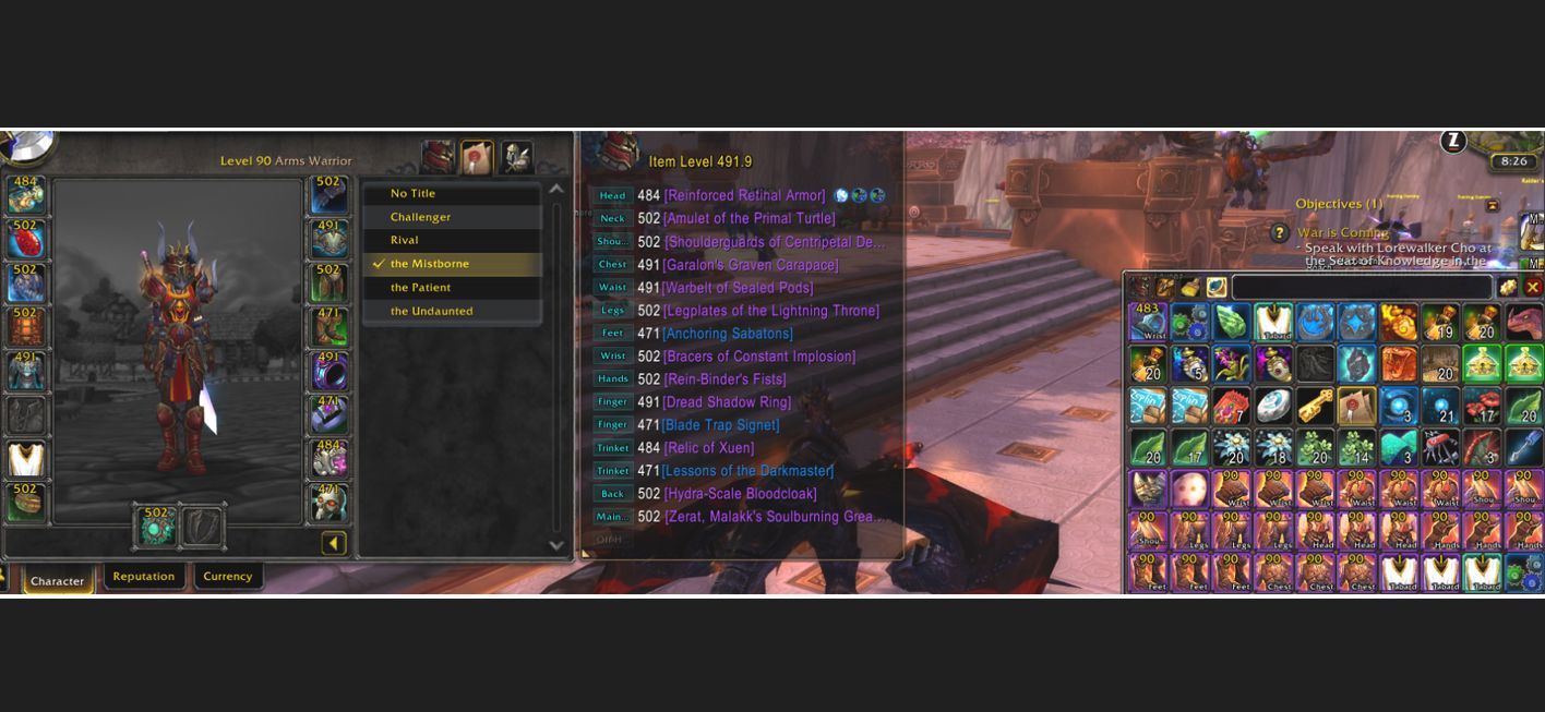 WoW MoP - RANK 1 ChallengeMode Season 2 Warrior Ra-den Ally