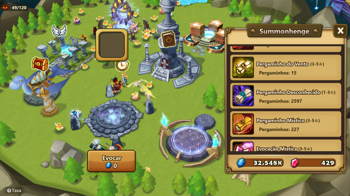 NARSHA LD5 + NORA + 400+ SUMMONS + EVENTO 12 ANOS + CONTA COM EVENTO