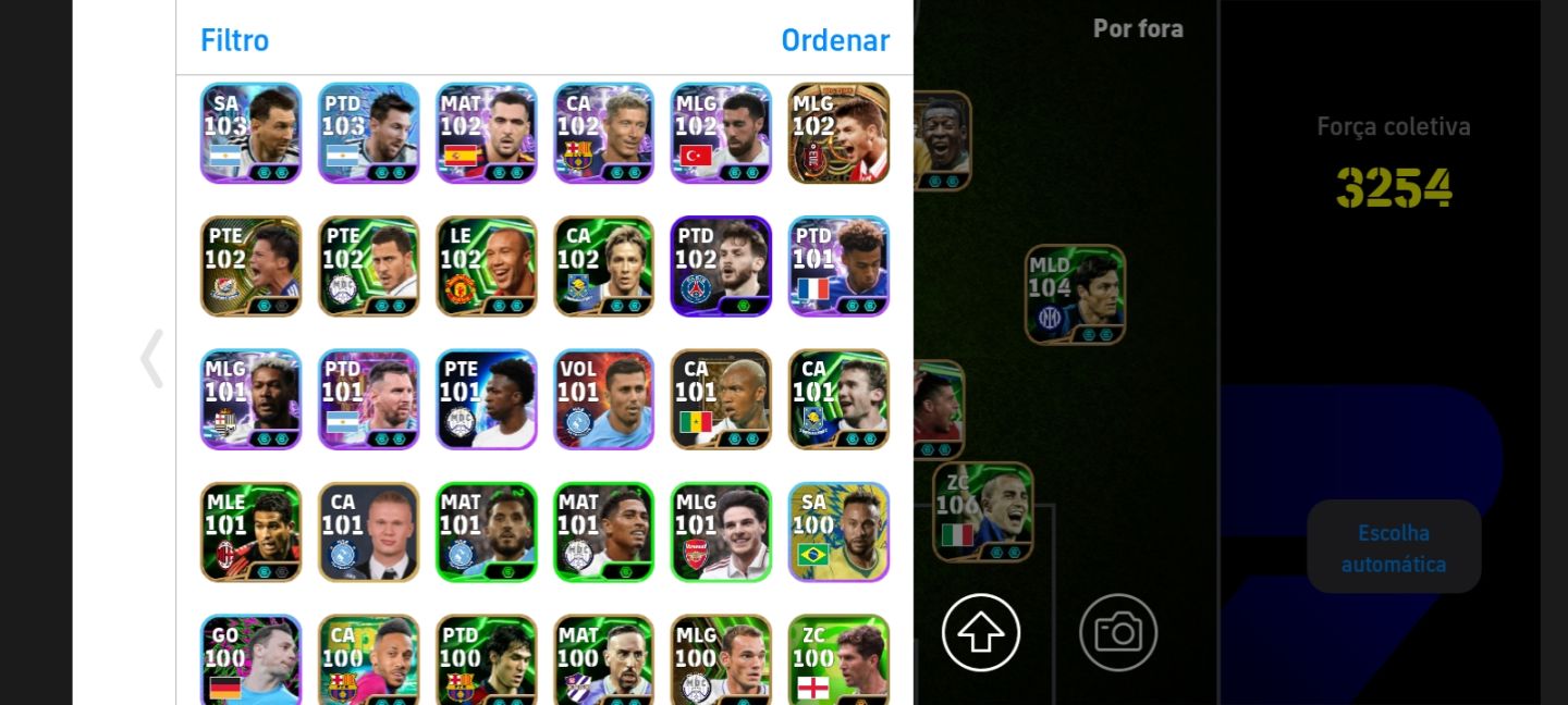 EFootball 2027 | Força da Equipe: 3254 | 2 mil Moedas | Elenco Premium