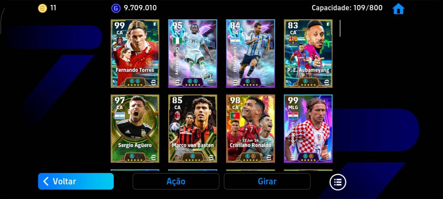 PROMOÇÃO CONTA RARA CRISTIANO BIG TIME +300 POTW RAROS
