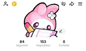 TIKTOK com 150 seguidores