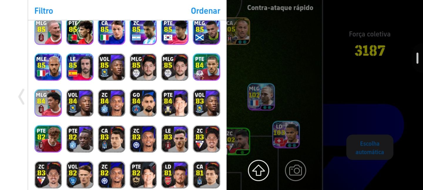 CONTA EFOOTBALL MOBILE QUARESMA/ F TORRES/ COURTOIS/ KLOPP NOVO E TIME INSANO!